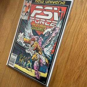 PSI-FORCE #8 (1987) MARVEL NEW UNIVERSE VINTAGE COMIC